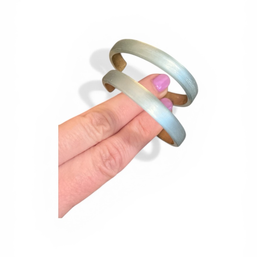 Alexis Bittar Lucite Open Cuff Earrings